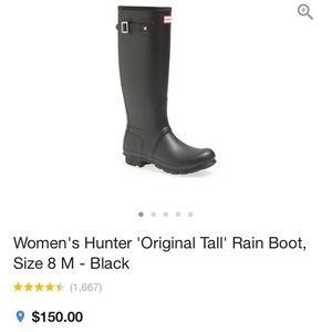 Hunter Boots and Socks